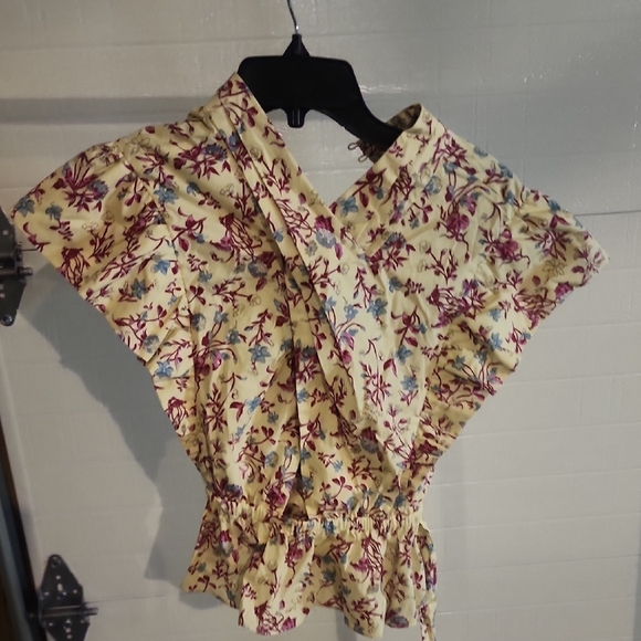 10 Crosby Derek Lam Brynn Ruffle Wrap Top Size 00 - Picture 5 of 6